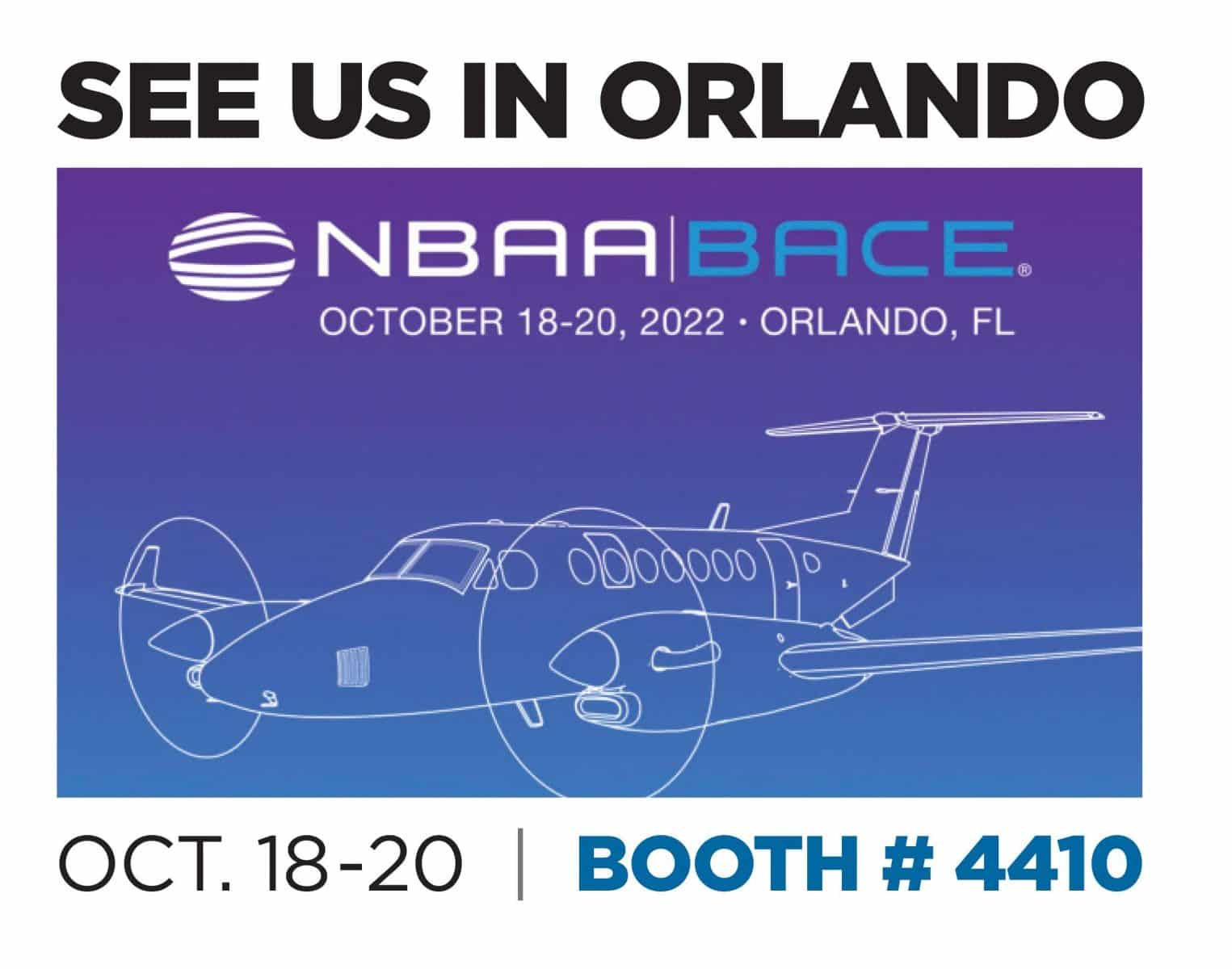 The NAASCO team is looking forward to seeing everyone at booth #4410 in Orlando at the 2022 NBAA Business Aviation Convention & Exhibition!